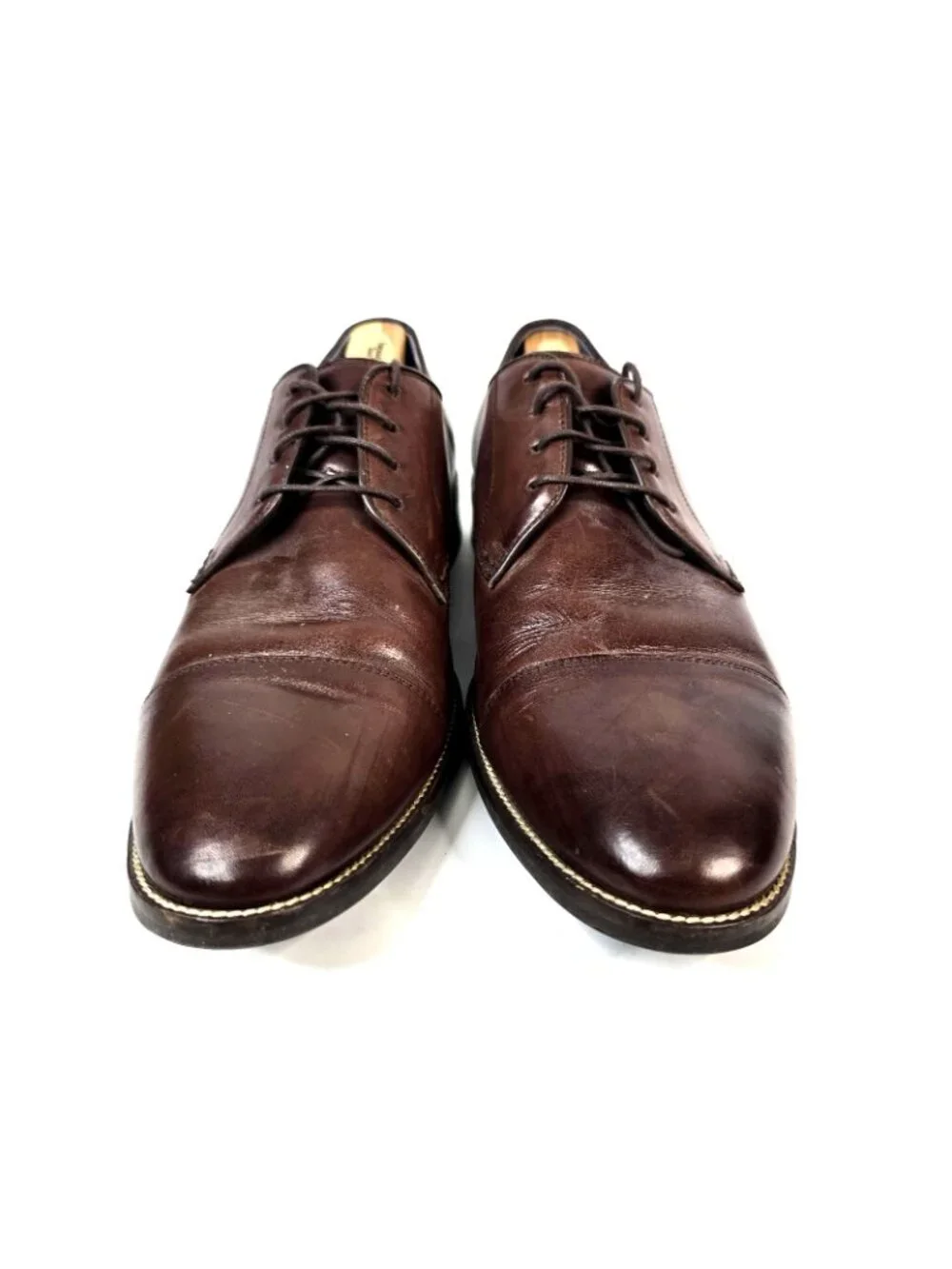 Cole Haan Lenox Hill Brown Cap Toe Oxford Shoes Men's Size 11.5